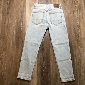 American Eagle AEO Flex Dad Jean light acid wash stretch size 28x28